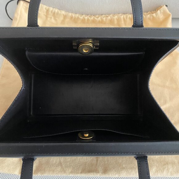 Loewe Vintage Small Postal Bag Top-Handle Black - Picture 4 of 9